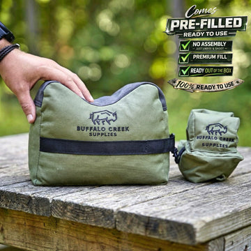 Buffalo Creek Supplies Shooting Bag (HEAVY-FILL)-  Filled