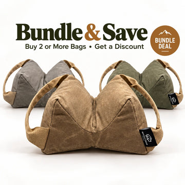 Buffalo Creek Supplies Apex Bundle & Save – Ultra Light Waxed Canvas PRS Shooting Bag (Buy 2 or More, Save 15%)