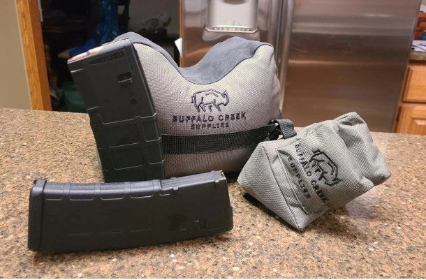 Customer photo of a Buffalo Creek Supplies shooting bag