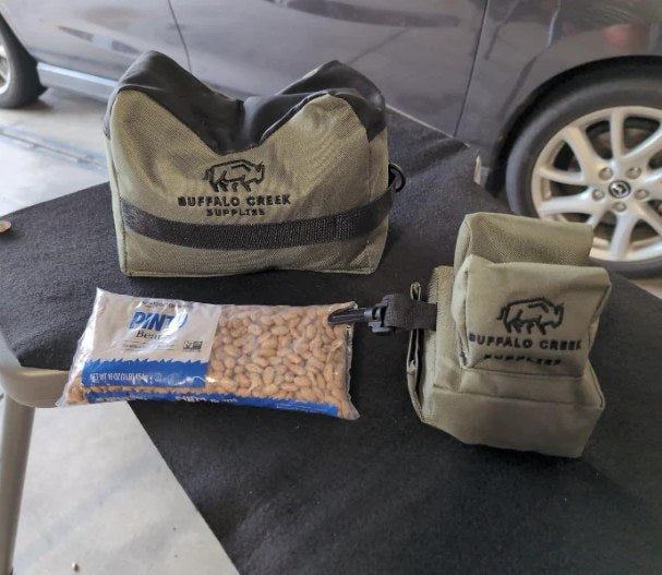 Customer photo of a Buffalo Creek Supplies shooting bag