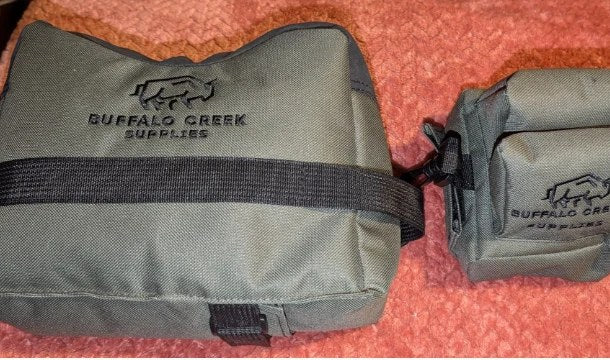 Customer photo of a Buffalo Creek Supplies shooting bag
